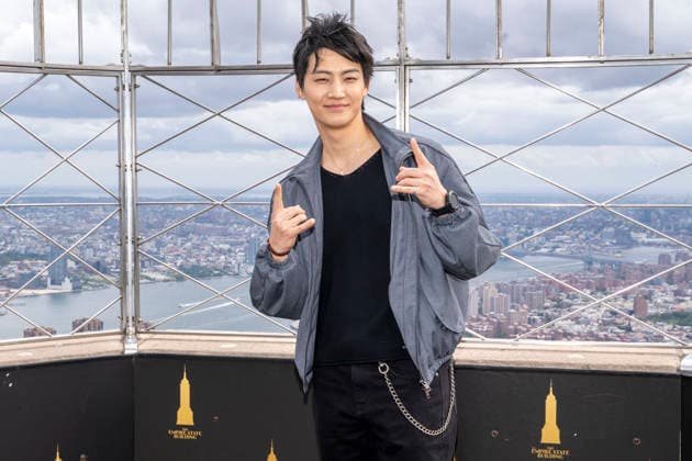 September 22, 2026, New York, New York, USA: South Korean singer and songwriter, JAY B visits the Empire State Building in New York to celebrate the 2026 Tape, Roots Tour ahead of his performance at Palladium Times Square. 22 September 2026 New York USA - ZUMAa265 20260922_zep_a265_017 Copyright: xEricxAcquayex