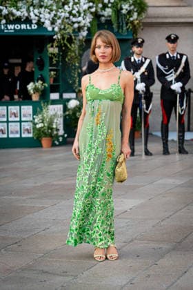 Celebrity Sightings at Vogue world show during the Milan Fashion Week - Womenswear Spring Summer 2027 in Milan, Italy, on 22 September 2026 Ivy Getty arrives at Vogue world show during the Milan Fashion Week - Womenswear Spring Summer 2027 in Milan, Italy, on 22 September 2026., Credit:Stefano Costantino TTL Stefano Costantino Avalon Italy, Milan  Copyright: xStefanoxCostantinoxTTLx xStefanoxCostantinox xAvalonx 1137332520