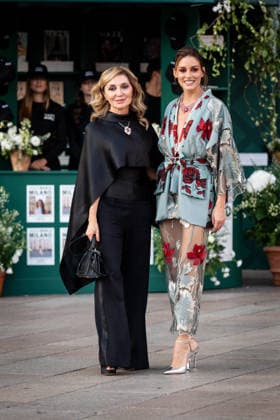 Celebrity Sightings at Vogue world show during the Milan Fashion Week - Womenswear Spring Summer 2027 in Milan, Italy, on 22 September 2026 Silvia Grassi Damiani and Olivia Palermo arrive at Vogue world show during the Milan Fashion Week - Womenswear Spring Summer 2027 in Milan, Italy, on 22 September 2026., Credit:Stefano Costantino TTL Stefano Costantino Avalon Italy, Milan  Copyright: xStefanoxCostantinoxTTLx xStefanoxCostantinox xAvalonx 1137332583