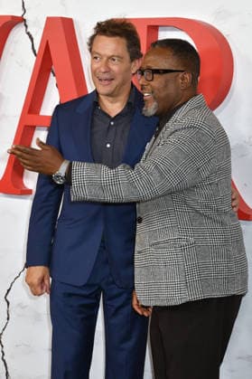 NEW YORK, NY - SEPTEMBER 22: Dominic West and Wendell Pierce at the New York Red Carpet Premiere of the HBO Original Drama Series War on September 22, 2026 at the Perelman Performing Arts Center in New York City. Copyright: xmpi099 MediaPunchx