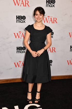 NEW YORK, NY - SEPTEMBER 22: Elisa Annenberg-Paglia at the New York Red Carpet Premiere of the HBO Original Drama Series War on September 22, 2026 at the Perelman Performing Arts Center in New York City. Copyright: xmpi099 MediaPunchx