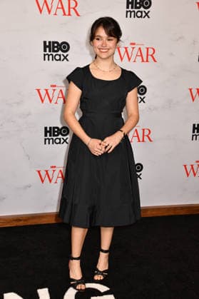 NEW YORK, NY - SEPTEMBER 22: Elisa Annenberg-Paglia at the New York Red Carpet Premiere of the HBO Original Drama Series War on September 22, 2026 at the Perelman Performing Arts Center in New York City. Copyright: xmpi099 MediaPunchx