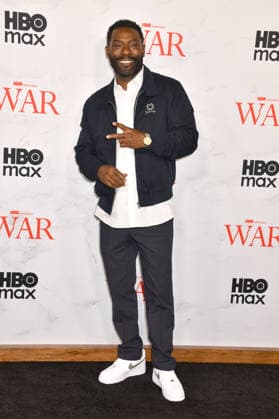 NEW YORK, NY - SEPTEMBER 22: Hassan Johnson at the New York Red Carpet Premiere of the HBO Original Drama Series War on September 22, 2026 at the Perelman Performing Arts Center in New York City. Copyright: xmpi099 MediaPunchx