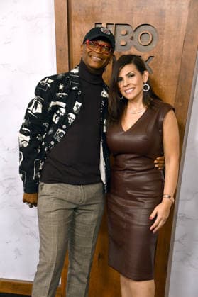 NEW YORK, NY - SEPTEMBER 22: Lawrence Gilliard Jr. and Helen Fernandez at the New York Red Carpet Premiere of the HBO Original Drama Series War on September 22, 2026 at the Perelman Performing Arts Center in New York City. Copyright: xmpi099 MediaPunchx