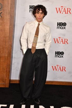 NEW YORK, NY - SEPTEMBER 22: Shaheen Jafargholi at the New York Red Carpet Premiere of the HBO Original Drama Series War on September 22, 2026 at the Perelman Performing Arts Center in New York City. Copyright: xmpi099 MediaPunchx