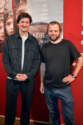 Nicolas Ehret and Fabian Gamper at the premiere of the movie *Morgen war Krieg* at the Delphi Lux in Berlin, September 22, 2026 Foto:xM.xBehrensx xFuturexImagex krieg_6924