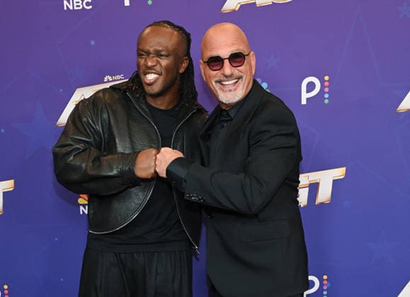America™s Got Talent Season 21 - Finalist Red Carpet KSI and Howie Mandel on the red carpet at America™s Got Talent Season 21 - Finalist held at the Hotel Dean on September 22, 2026 in Pasadena CA. Pasadena Hotel Dena California USA Copyright: xLISAxOConnorx xAFF-USA.comx