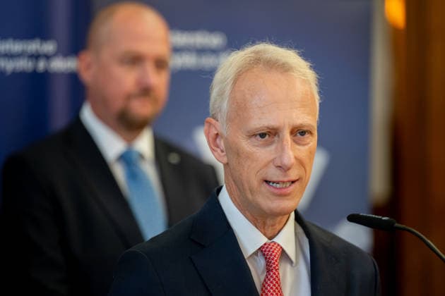 Czech company Skoda JS, part of the semi-state energy group CEZ, signed a contract with the British firm Rolls-Royce SMR for the supply of power systems for small modular reactors. Pictured Rolls-Royce SMR CEO Chris Cholerton,in Prague, Czech Republic, September 23, 2026. (CTKxPhoto OndrejxDeml) CTKPhotoP2026092302309  CTKPhotoP2026092302309