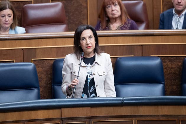 Marlaska and Robles Focus the Question Period in Congress Defense Minister Margarita Robles during a question period for the government in the Congress of Deputies on September 23, 2026, in Madrid, Spain. The government faces a new question period that once again centers on the handling of the migration crisis in Ceuta, with seven questions and two urgent interpellations. The Interior Minister and the Defense Minister will bear the brunt of the congressional scrutiny, although the opposition will also question other ministers. Following the question period, Congress will debate and vote on the ratification of emergency economic measures. SEPTEMBER 23, 2026 Jesús Hellí Spain  Copyright: xJesusxHellinx 7793336