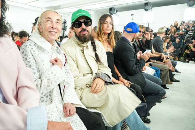 IPA88862700 - Milan, Milan Women™s Fashion Week Spring Summer 2027 - Women™s Fashion, Spring Summer 2027 - Jil Sander fashion show - pictured in the front row: guests, Carla Sozzani, Alessandro Michele,  Copyright: xRiccardoxGIordanox xRiccardoxGiordano IPAx IPA88862700
