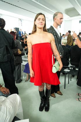 IPA88862623 - Milan, Milan Women™s Fashion Week Spring Summer 2027 - Women™s Fashion, Spring Summer 2027 - Jil Sander fashion show - Pictured in the front row: Veronica Yoko Plebani  Copyright: xRiccardoxGIordanox xRiccardoxGiordano IPAx IPA88862623