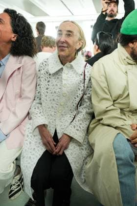 IPA88862641 - Milan, Milan Women™s Fashion Week Spring Summer 2027 - Women™s Fashion, Spring Summer 2027 - Jil Sander fashion show - pictured in the front row: Carla Sozzani  Copyright: xRiccardoxGIordanox xRiccardoxGiordano IPAx IPA88862641