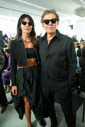 IPA88862652 - Milan, Milan Women™s Fashion Week Spring Summer 2027 - Women™s Fashion, Spring Summer 2027 - Jil Sander fashion show - pictured in the front row: Arianna Alessi, Renzo Rosso  Copyright: xRiccardoxGIordanox xRiccardoxGiordano IPAx IPA88862652