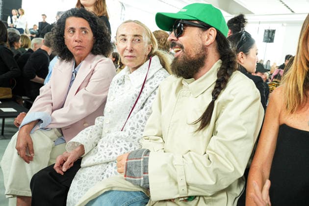 IPA88862685 - Milan, Milan Women™s Fashion Week Spring Summer 2027 - Women™s Fashion, Spring Summer 2027 - Jil Sander fashion show - pictured in the front row: guests, Carla Sozzani, Alessandro Michele,  Copyright: xRiccardoxGIordanox xRiccardoxGiordano IPAx IPA88862685