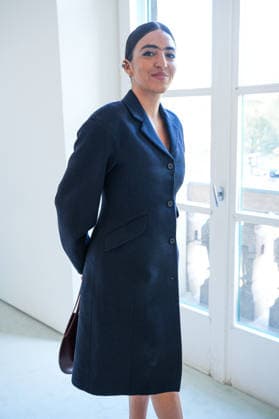 IPA88862729 - Milan, Milan Women™s Fashion Week Spring Summer 2027 - Women™s Fashion, Spring Summer 2027 - Jil Sander fashion show - pictured in the front row: Joan Thiele  Copyright: xRiccardoxGIordanox xRiccardoxGiordano IPAx IPA88862729