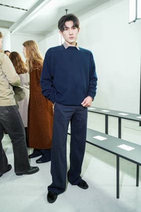 IPA88862597 - Milan, Milan Women™s Fashion Week Spring Summer 2027 - Women™s Fashion, Spring Summer 2027 - Jil Sander fashion show - pictured in the front row: Ayden Sng  Copyright: xRiccardoxGIordanox xRiccardoxGiordano IPAx IPA88862597