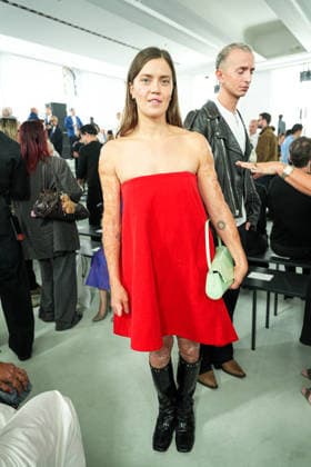IPA88862626 - Milan, Milan Women™s Fashion Week Spring Summer 2027 - Women™s Fashion, Spring Summer 2027 - Jil Sander fashion show pictured in the front row: Veronica Yoko Plebani  Copyright: xRiccardoxGIordanox xRiccardoxGiordano IPAx IPA88862626