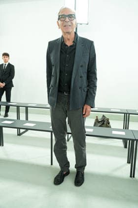 IPA88862615 - Milan, Milan Women™s Fashion Week Spring Summer 2027 - Women™s Fashion, Spring Summer 2027 - Jil Sander fashion show - front row in the photo: Carlo Capasa  Copyright: xRiccardoxGIordanox xRiccardoxGiordano IPAx IPA88862615