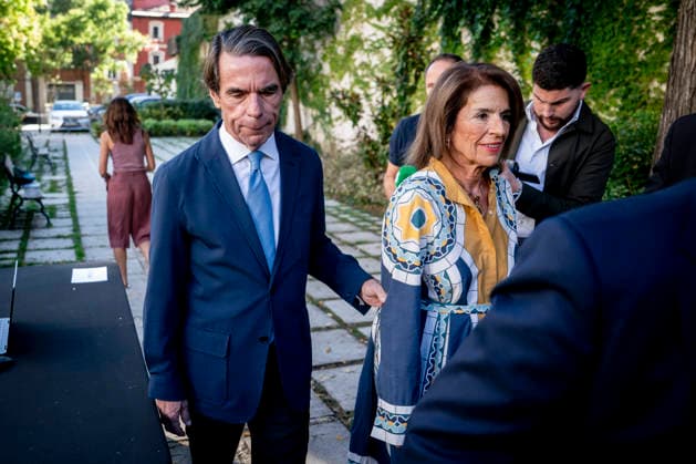 Aznar Inaugurates the FAES 2026 Campus Former Prime Minister and FAES President José María Aznar and former Madrid Mayor Ana Botella during the inauguration of the FAES 2026 Campus at the Ortega–Maranón Foundation, on September 23, 2026, in Madrid, Spain. Aznar inaugurated the FAES 2026 Campus, which this year is titled Latin America in Transition: Implications for the European Union. September 23, 2026, in Madrid, Spain.  Copyright: xA.xPÃ rezxMecax 7793450