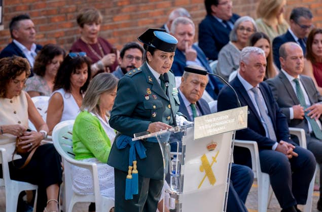 Mercedes González presides over the inauguration of the head of the Civil Guard Command in Guadalajara Lieutenant Colonel Laura Gómez during her inauguration as head of the Civil Guard Command in Guadalajara on September 23, 2026, in Guadalajara, Castilla-La Mancha, Spain. Lieutenant Colonel Laura Gómez has taken office as head of the Civil Guard Command in Guadalajara, thus becoming the second woman to hold the position of head of the Guadalajara Command, following Colonel Cristina Moreno, who led the Civil Guard in the province for nearly five years. SEPTEMBER 23, 2026 Guadalajara, Castile-La Mancha Guadalajara, Castile-La Mancha, Spain Copyright: xAlbertoxOrtegax 7793545