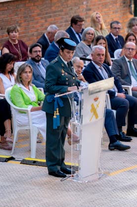 Mercedes González presides over the inauguration of the head of the Civil Guard Command in Guadalajara Lieutenant Colonel Laura Gómez during her inauguration as head of the Civil Guard Command in Guadalajara on September 23, 2026, in Guadalajara, Castilla-La Mancha, Spain. Lieutenant Colonel Laura Gómez has taken office as head of the Civil Guard Command in Guadalajara, thus becoming the second woman to hold the position of head of the Guadalajara Command, following Colonel Cristina Moreno, who led the Civil Guard in the province for nearly five years. SEPTEMBER 23, 2026 Guadalajara, Castile-La Mancha Guadalajara, Castile-La Mancha, Spain Copyright: xAlbertoxOrtegax 7793549