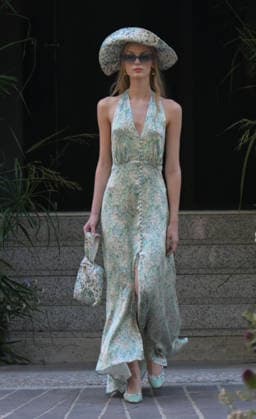 IPA88864223 - Milan, Italy: Luisa Beccaria SS27 MFW Fashion Show and Backstage: Spring Summer 2027 In the photo: Luisa Beccaria fashion show  Copyright: xNickxZonnaxxcopyrightx x xNickxZonnax IPA88864223