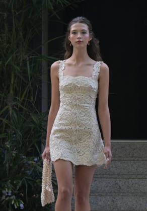 IPA88864226 - Milan, Italy: Luisa Beccaria SS27 MFW Fashion Show and Backstage: Spring Summer 2027 In the photo: Luisa Beccaria fashion show  Copyright: xNickxZonnaxxcopyrightx x xNickxZonnax IPA88864226