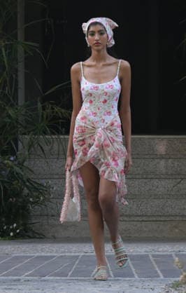 IPA88864232 - Milan, Italy: Luisa Beccaria SS27 MFW Fashion Show and Backstage: Spring Summer 2027 In the photo: Luisa Beccaria fashion show  Copyright: xNickxZonnaxxcopyrightx x xNickxZonnax IPA88864232