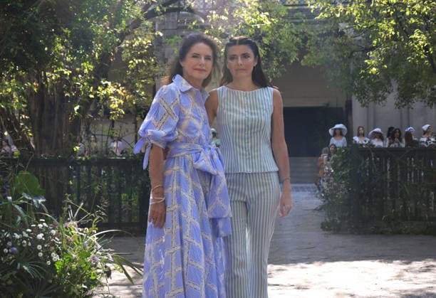 IPA88864285 - Milan, Italy: Luisa Beccaria SS27 MFW Fashion Show and Backstage: Spring Summer 2027 In the photo: Luisa Beccaria fashion show  Copyright: xNickxZonnaxxcopyrightx x xNickxZonnax IPA88864285