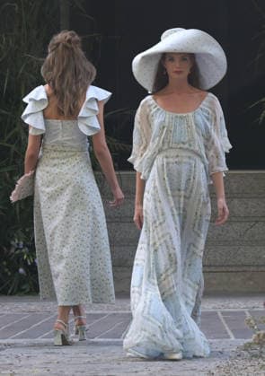 IPA88864253 - Milan, Italy: Luisa Beccaria SS27 MFW Fashion Show and Backstage: Spring Summer 2027 In the photo: Luisa Beccaria fashion show  Copyright: xNickxZonnaxxcopyrightx x xNickxZonnax IPA88864253