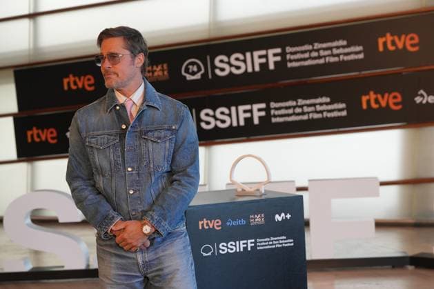 Screening of the film *In the Heart of the Beast* at the San Sebastián Film Festival Actor Brad Pitt during the screening of the film *In the Heart of the Beast* at the San Sebastián Film Festival, at the Kursaal Conference Center, on September 23, 2026, in San Sebastián, Guipúzcoa, Basque Country, Spain. The plot revolves around the unbreakable bond, shared traumas, and the extreme struggle for survival between a retired soldier and his faithful canine companion. SEPTEMBER 23, 2026 San Sebastián, Guipúzcoa, Basque Country, Spain Copyright: xUnanuex 7793680