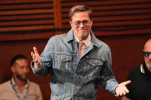 Screening of the film *In the Heart of the Beast* at the San Sebastián Film Festival Actor Brad Pitt during the screening of the film *In the Heart of the Beast* at the San Sebastián Film Festival, at the Kursaal Conference Center, on September 23, 2026, in San Sebastián, Guipúzcoa, Basque Country, Spain. The plot revolves around the unbreakable bond, shared traumas, and the extreme struggle for survival between a retired soldier and his faithful canine companion. SEPTEMBER 23, 2026 San Sebastián, Guipúzcoa, Basque Country, Spain  Copyright: xUnanuex 7793688