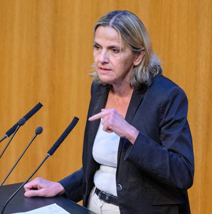 Vienna, September 23, 2026—96th Session of the National Council PHOTO: Rep. Dagmar Belakowitsch, FPÖ 96th Session of the National Council; National Council, National Council session, parliamentary session, parliament, plenary session; 96th Session of the National Council