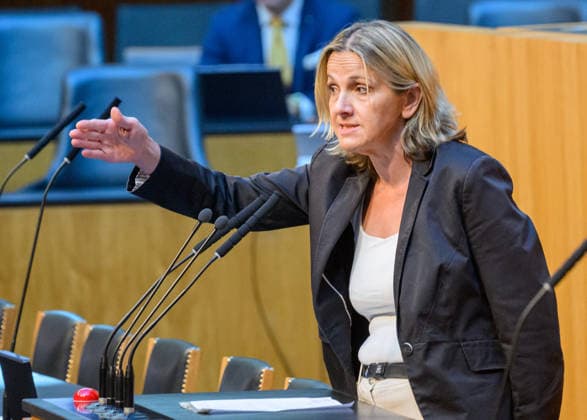 Vienna, September 23, 2026—96th Session of the National Council PHOTO: Rep. Dagmar Belakowitsch, FPÖ 96th session of the National Council; National Council, National Council session, parliamentary session, parliament, plenary session; 96th session of the National Council