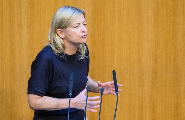 Vienna, September 23, 2026, 96th Session of the National Council PHOTO: Rep. Barbara Teiber, SPÖ 96th Session of the National Council National Council, National Council session, parliamentary session, parliament, plenary session 96th Session of the National Council