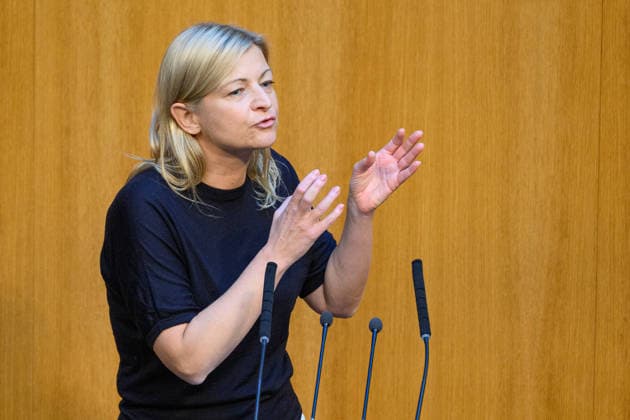 Vienna, September 23, 2026, 96th Session of the National Council PHOTO: Rep. Barbara Teiber, SPÖ 96th Session of the National Council National Council, National Council session, parliamentary session, parliament, plenary session 96th Session of the National Council