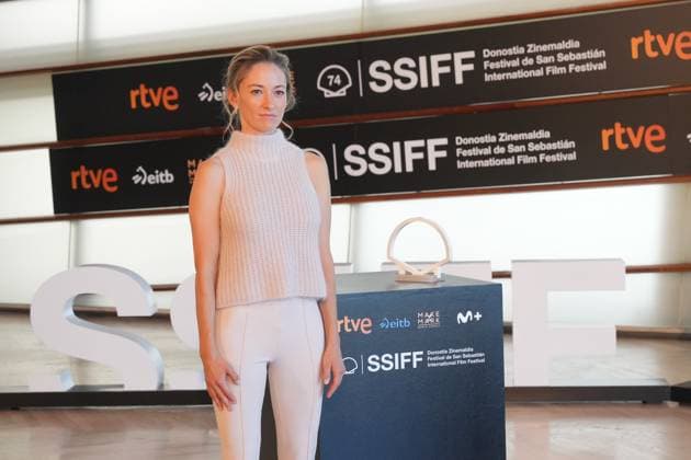Presentation of the film *In the Heart of the Beast* at the San Sebastián Film Festival Producer Olivia Hamilton during the presentation of the film *In the Heart of the Beast* at the San Sebastián Film Festival, at the Kursaal Conference Center, on September 23, 2026, in San Sebastián, Guipúzcoa, Basque Country, Spain. The plot revolves around the unbreakable bond, shared traumas, and the extreme struggle for life between a retired soldier and his faithful canine companion. SEPTEMBER 23, 2026 San Sebastián, Guipúzcoa, Basque Country, Spain  Copyright: xUnanuex 7793707