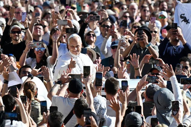 Pope Leo XIV Leads The General Audience - Vatican Pope Leo XIV attends the weekly general audience in Saint Peter’s square, Vatican on September 23, 2026. Photo by Eric Vandeville ABACAPRESS.COM Vatican Vatican (or Holy See)  Copyright: xVandevillexEric ABACAx