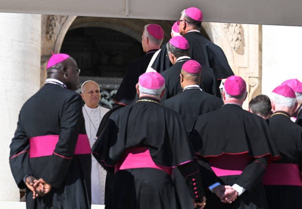 Pope Leo XIV Leads The General Audience - Vatican Pope Leo XIV attends the weekly general audience in Saint Peter’s square, Vatican on September 23, 2026. Photo by Eric Vandeville ABACAPRESS.COM Vatican Vatican (or Holy See)  Copyright: xVandevillexEric ABACAx