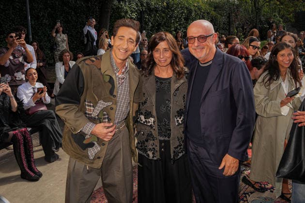 IPA88865784 - Milan, Milan Women™s Fashion Week Spring Summer 2027 - Women™s Fashion, Spring Summer 2027 - Antonio Marras fashion show front row in the photo: ADRIEN BRODY  Copyright: xRiccardoxGIordanox xRiccardoxGiordano IPAx IPA88865784