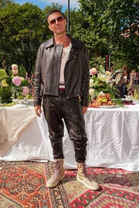 IPA88865650 - Milan, Milan Women™s Fashion Week Spring Summer 2027 - Women™s Fashion, Spring Summer 2027 - Antonio Marras fashion show - front row in the photo: Gabry Ponte  Copyright: xRiccardoxGIordanox xRiccardoxGiordano IPAx IPA88865650