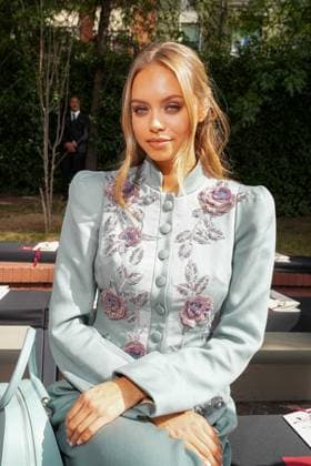 IPA88865681 - Milan, Milan Women™s Fashion Week Spring Summer 2027 - Women™s Fashion, Spring Summer 2027 - Antonio Marras fashion show - front row in the photo: LAILA HASANOVIC  Copyright: xRiccardoxGIordanox xRiccardoxGiordano IPAx IPA88865681