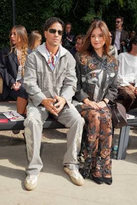 IPA88865757 - Milan, Milan Women™s Fashion Week Spring Summer 2027 - Women™s Fashion, Spring Summer 2027 - Antonio Marras fashion show - front row in the photo: TEDUA ANNA MALYGON  Copyright: xRiccardoxGIordanox xRiccardoxGiordano IPAx IPA88865757