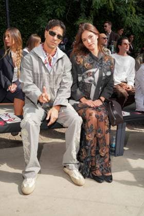 IPA88865767 - Milan, Milan Women™s Fashion Week Spring Summer 2027 - Women™s Fashion, Spring Summer 2027 - Antonio Marras fashion show - front row in the photo: TEDUA ANNA MALYGON  Copyright: xRiccardoxGIordanox xRiccardoxGiordano IPAx IPA88865767