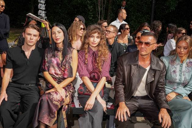 IPA88865773 - Milan, Milan Women™s Fashion Week Spring Summer 2027 - Women™s Fashion, Spring Summer 2027 - Antonio Marras fashion show the front row in the photo:  Copyright: xRiccardoxGIordanox xRiccardoxGiordano IPAx IPA88865773