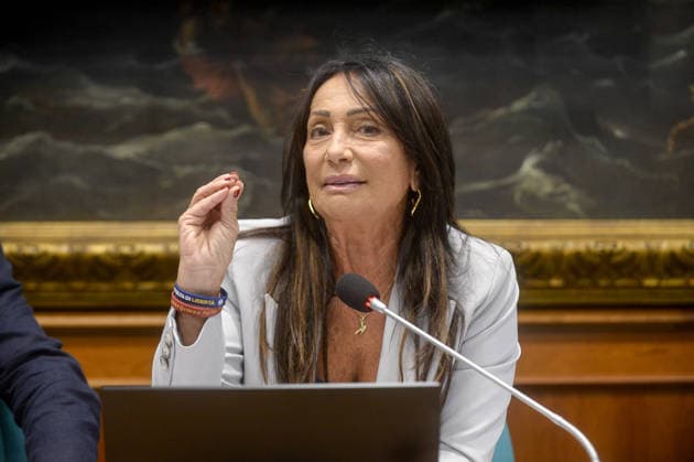 IPP Photo by Marco Mattei, Rome, September 23, 2026. Chamber of Deputies: Lega press conference to present a bill against Islamic fundamentalism in Italy. Pictured: Anna Maria Cisint. Italy Photo Press World. Copyright