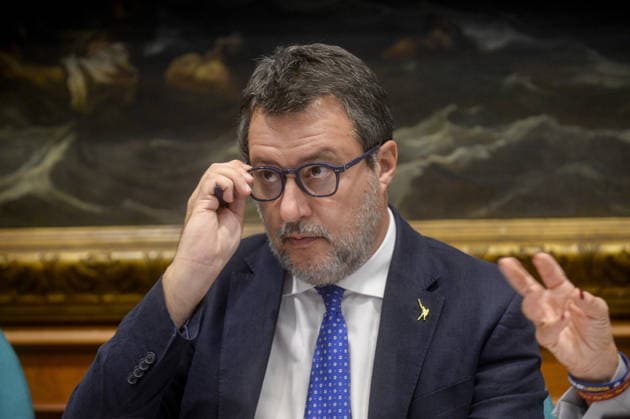 IPP Photo by Marco Mattei, Rome, September 23, 2026. Chamber of Deputies: Lega press conference to present a bill against Islamic fundamentalism in Italy. Pictured: Matteo Salvini. Italy Photo Press World. Copyright