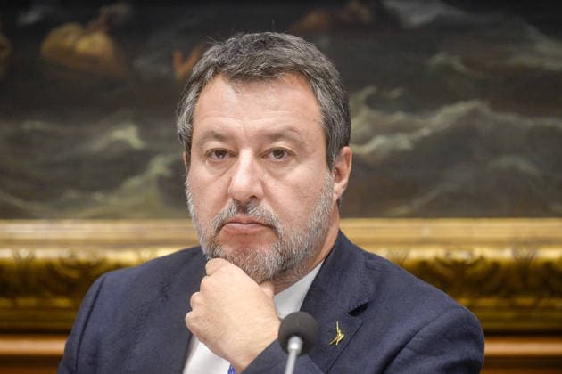 IPP Photo by Marco Mattei, Rome, September 23, 2026. Chamber of Deputies: Lega press conference to present a bill against Islamic fundamentalism in Italy. Pictured: Matteo Salvini. Italy Photo Press World. Copyright