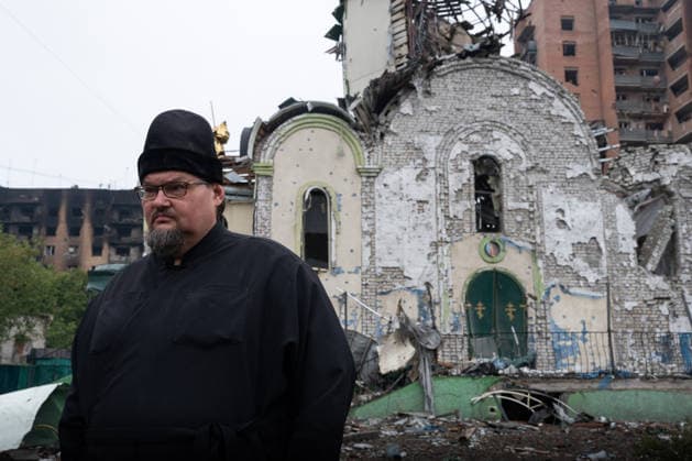 September 23, 2026, Kramatorsk, Donetsk Oblast, Ukraine: The aftermath of a Russian KAB aerial bomb strike that damaged a church and residential buildings in the frontline city of Kramatorsk, Donetsk region. Multiple people were injured in the attack. Kramatorsk Ukraine  - ZUMAm350 20260923_zip_m350_034 Copyright: xCameronxJones-Manleyx