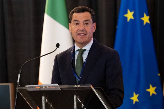 Moreno is participating this Wednesday in Ireland in the meeting of the European Committee of the Regions. The president of the Regional Government of Andalusia, Juanma Moreno, is speaking at the meeting of the Bureau of the Committee of the Regions (CoR) being held in the city of Mullingar, in Ireland. September 23, 2026, in Mullingar, Ireland. The meeting of the Bureau of the European Committee of the Regions in Mullingar was held under the theme Prosperous and Sustainable Communities: Building a Europe That Works for All Territories, where Juanma Moreno addressed two debates. The first focused on the competitiveness, innovation, and economic resilience of Europe’s territories, and the second will revolve around access to housing, espe Copyright: xFranciscoxJ.xOlmox 7793966